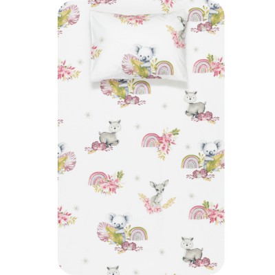 Σεντόνι Σετ 2ΤΜΧ Bambi Μονό