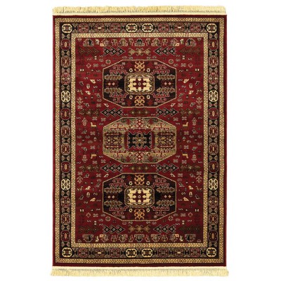 ΧΑΛΙ PERSIA 6057 BURGUNDY ΜΕ ΚΡΟΣΣΙ - 133X190  NewPlan