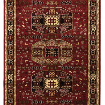 ΧΑΛΙ PERSIA 6057 BURGUNDY ΜΕ ΚΡΟΣΣΙ - 200X290  NewPlan
