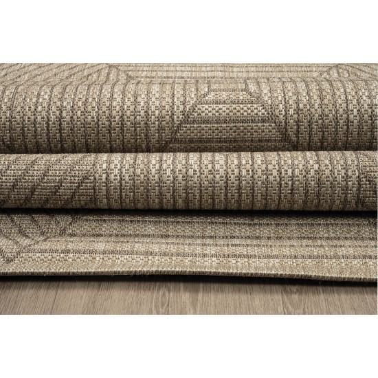 ΧΑΛΙ ETHNIK  2011C BROWN/CARAMEL BEIGE - 200X285  NewPlan