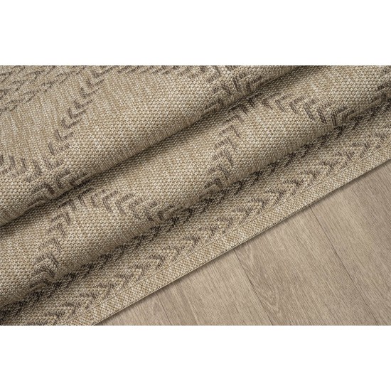 ΧΑΛΙ ETHNIK  2012C BROWN/CARAMEL BEIGE - 070X140  NewPlan