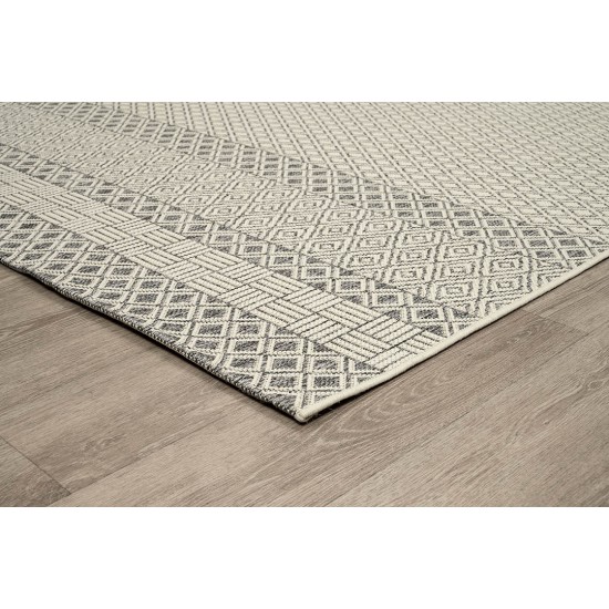 ΧΑΛΙ ETHNIK  1391D GREY-ECRU - 200X285  NewPlan