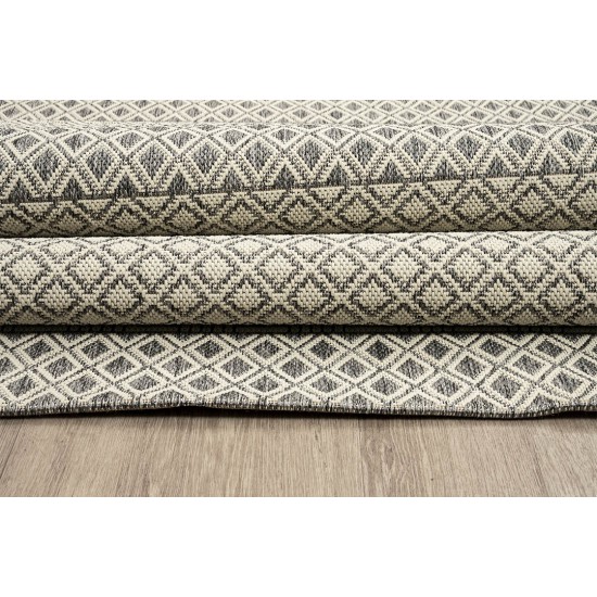 ΧΑΛΙ ETHNIK  1391D GREY-ECRU - 200X285  NewPlan