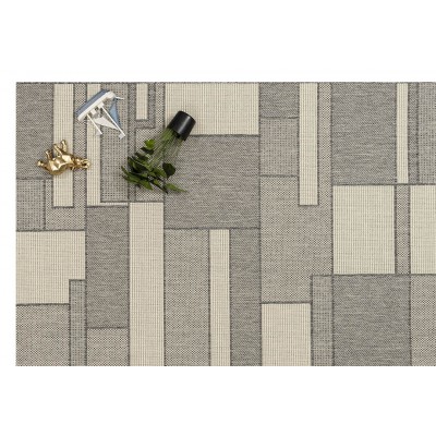 ΧΑΛΙ ETHNIK  1449D GREY-ECRU - 133X190  NewPlan