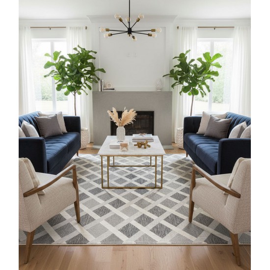 ΧΑΛΙ ETHNIK 3729D GREY-ECRU - 133X190  NewPlan