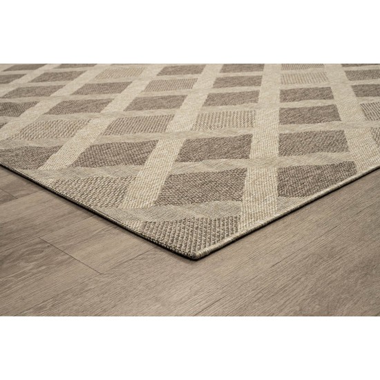 ΧΑΛΙ ETHNIK  203729C BROWN/CARAMEL BEIGE - 160X230  NewPlan