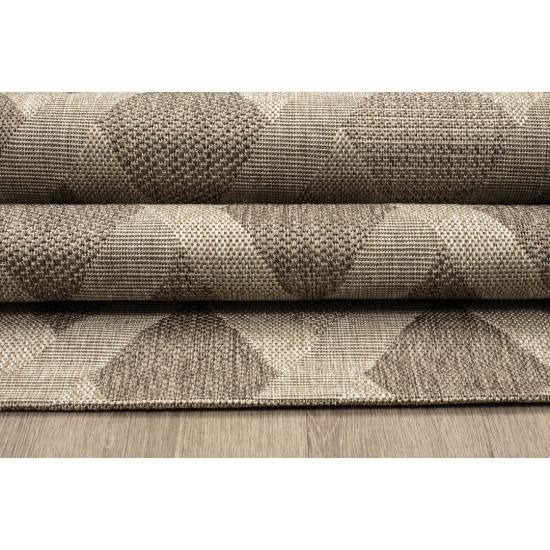 ΧΑΛΙ ETHNIK  203729C BROWN/CARAMEL BEIGE - 160X230  NewPlan