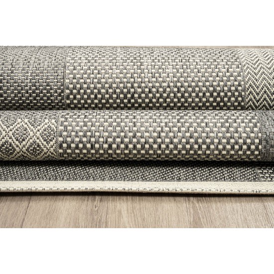 ΧΑΛΙ ETHNIK  4526D GREY-ECRU - 070X140  NewPlan