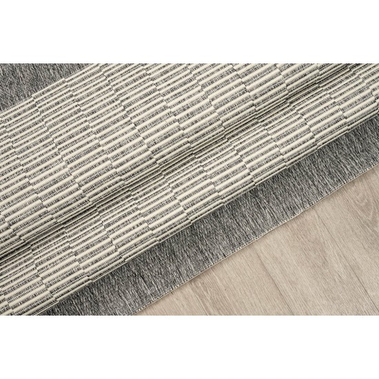 ΧΑΛΙ ETHNIK  9825D GREY-ECRU - 133X190  NewPlan