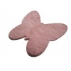 ΧΑΛΙ PUFFY JM7 DARK PINK BUTTERFLY ANTISLIP - 160X160Β  NewPlan