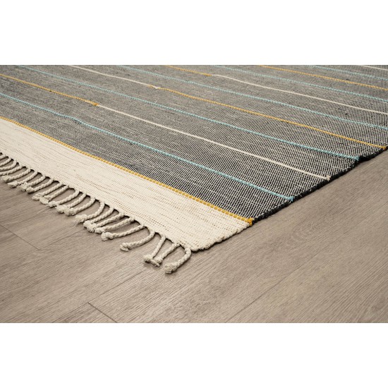 ΧΑΛΙ RIBELLA ΧΕΙΡΟΠΟΙΗΤΟ 100 D.GREY - 133X190  NewPlan