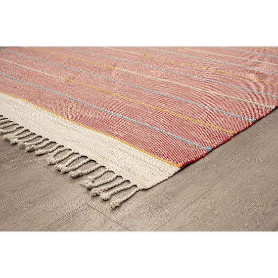 ΧΑΛΙ RIBELLA ΧΕΙΡΟΠΟΙΗΤΟ 400 RED - 133X190  NewPlan