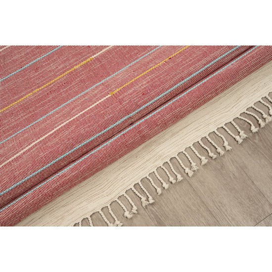 ΧΑΛΙ RIBELLA ΧΕΙΡΟΠΟΙΗΤΟ 400 RED - 133X190  NewPlan