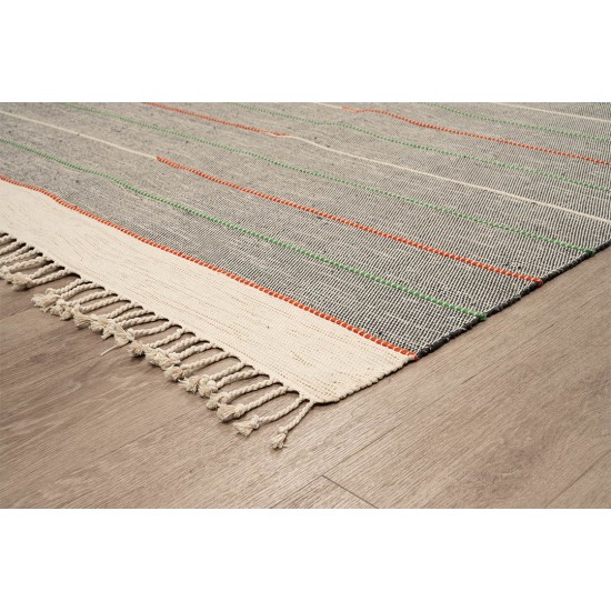 ΧΑΛΙ RIBELLA ΧΕΙΡΟΠΟΙΗΤΟ 500 L.GREY - 160X230  NewPlan