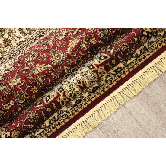 ΧΑΛΙ PERSIA 1019 BURGUNDY ΜΕ ΚΡΟΣΣΙ - SET067(2x140,1x200)  NewPlan