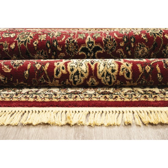 ΧΑΛΙ PERSIA 1019 BURGUNDY ΜΕ ΚΡΟΣΣΙ - SET067(2x140,1x200)  NewPlan