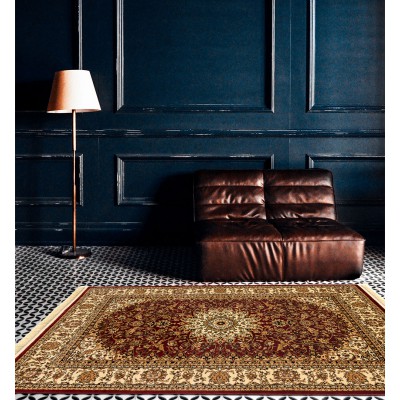 ΧΑΛΙ PERSIA 1019 BURGUNDY ΜΕ ΚΡΟΣΣΙ - 080X150  NewPlan