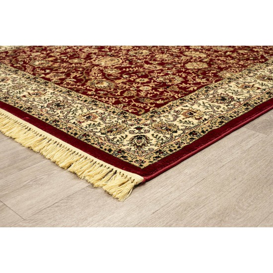 ΧΑΛΙ PERSIA 1533 BURGUNDY ΜΕ ΚΡΟΣΣΙ - 080X150  NewPlan