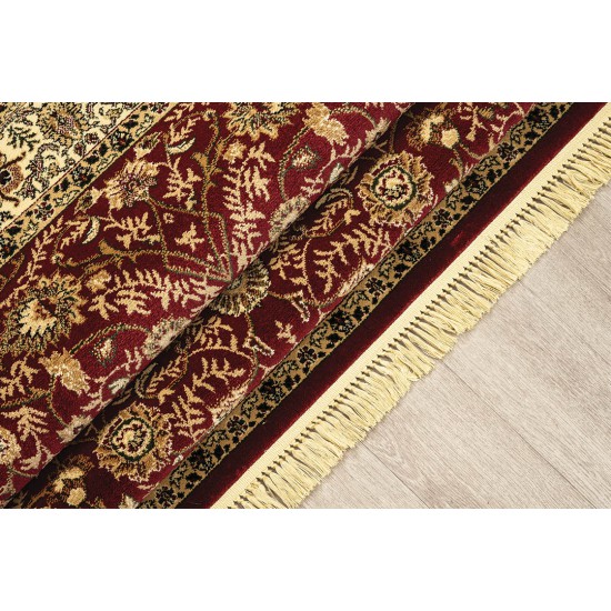 ΧΑΛΙ PERSIA 1533 BURGUNDY ΜΕ ΚΡΟΣΣΙ - 080X150  NewPlan