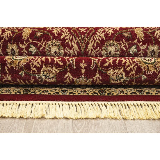 ΧΑΛΙ PERSIA 1533 BURGUNDY ΜΕ ΚΡΟΣΣΙ - 080X150  NewPlan