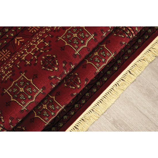 ΧΑΛΙ PERSIA 315 BURGUNDY ΜΕ ΚΡΟΣΣΙ - SET067(2x140,1x200)  NewPlan