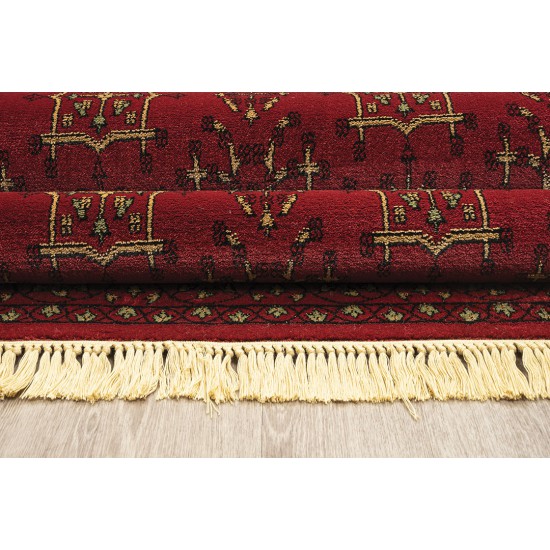 ΧΑΛΙ PERSIA 315 BURGUNDY ΜΕ ΚΡΟΣΣΙ - SET067(2x140,1x200)  NewPlan