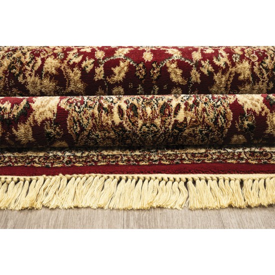 ΧΑΛΙ PERSIA 5649 BURGUNDY ΜΕ ΚΡΟΣΣΙ - 080X150  NewPlan