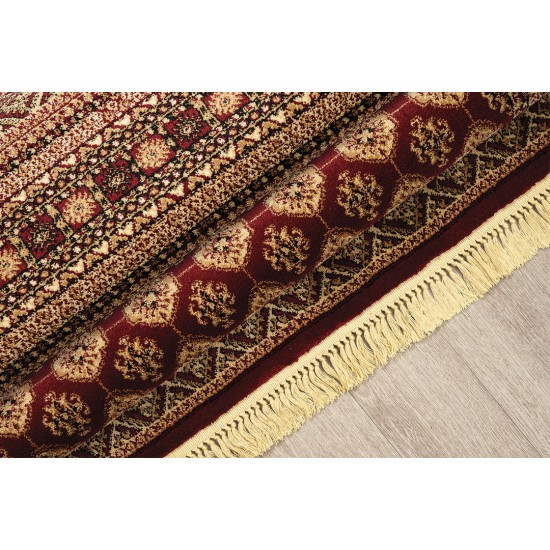 ΧΑΛΙ PERSIA 7838 BURGUNDY ΜΕ ΚΡΟΣΣΙ - 133X190  NewPlan