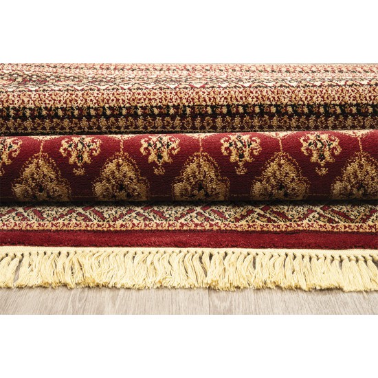 ΧΑΛΙ PERSIA 7838 BURGUNDY ΜΕ ΚΡΟΣΣΙ - 133X190  NewPlan