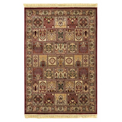 ΧΑΛΙ PERSIA 6283 BURGUNDY ΜΕ ΚΡΟΣΣΙ - 133X190  NewPlan