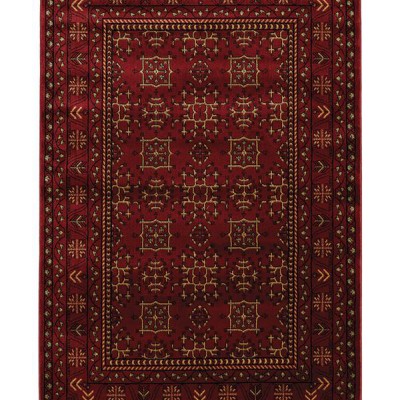 ΧΑΛΙ PERSIA 315 BURGUNDY ΜΕ ΚΡΟΣΣΙ - SET067(2x140,1x200)  NewPlan