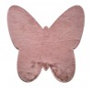 ΧΑΛΙ PUFFY JM7 DARK PINK BUTTERFLY ANTISLIP - 160X160Β  NewPlan