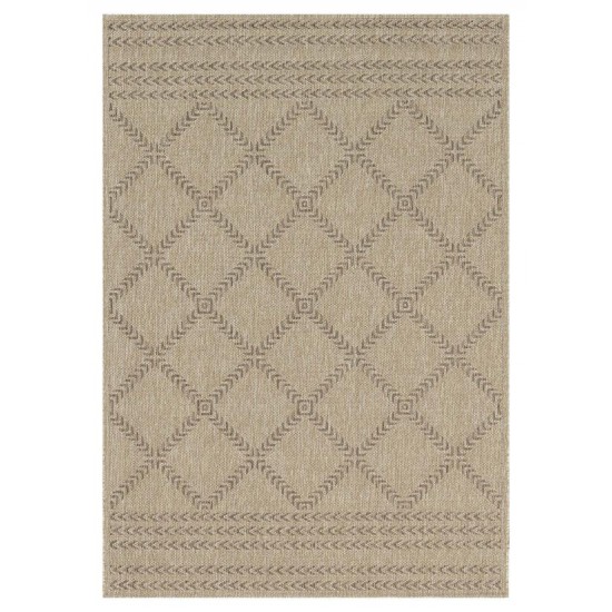 ΧΑΛΙ ETHNIK  2012C BROWN/CARAMEL BEIGE - 070X140  NewPlan