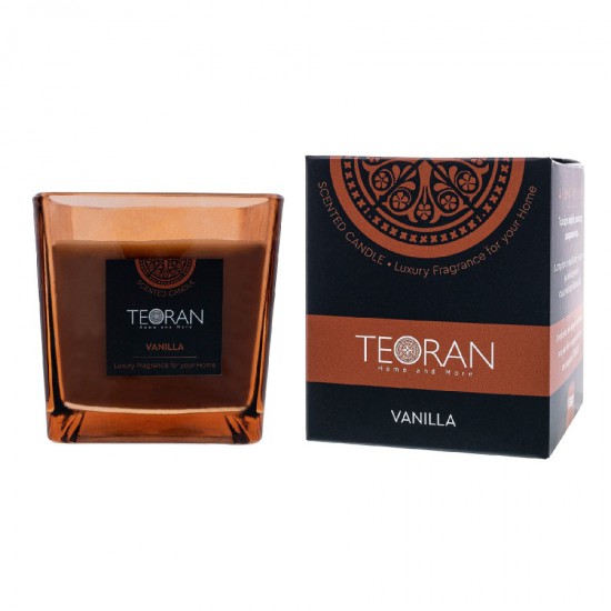 Αρωματικο κερί Vanilla τετράγωνο 210 γρ Τετράγωνο 210gr