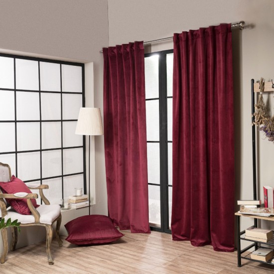 Κουρτίνα Velvet 10 (έτοιμη ραμμένη) 140x260cm