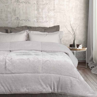 Κουβερτοπάπλωμα Υπέρδιπλο Das Home Code 1182 ICE GREY 