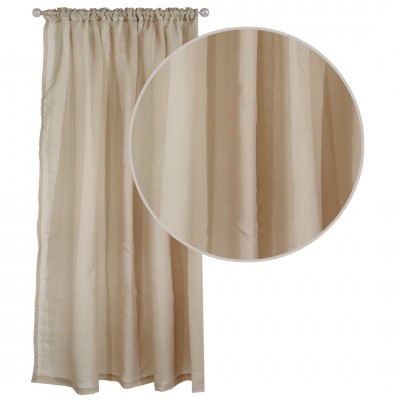 DAS HOME ΚΟΥΡΤΙΝΑ 300Χ270 ΜΕ ΤΡΕΣΑ 2197 Beige 