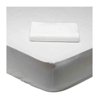 DAS HOME 1001 ΣΕΝΤΟΝΙ ΗΜΙΔΙΠΛΟ ΜΕ ΛΑΣΤΙΧΟ ARTIC WHITE