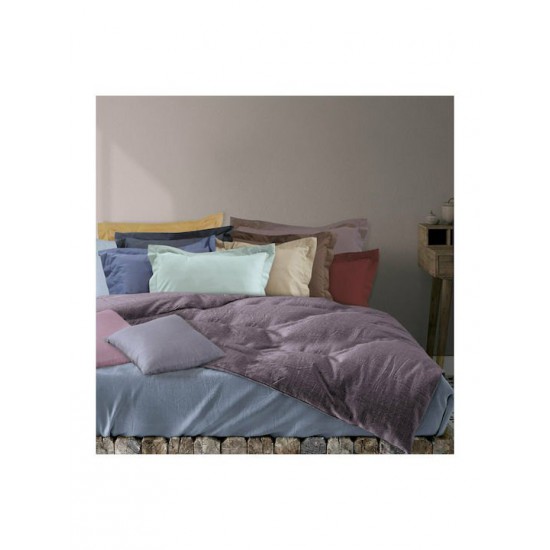 Das Home Σεντόνι Μονό με Λάστιχο 100x200+35εκ. Best 1012 Ροζ