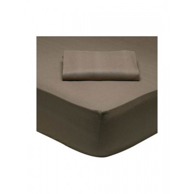 Das Home 1004 Σετ Μαξιλαροθήκες Oxford Καφέ 50x70εκ.