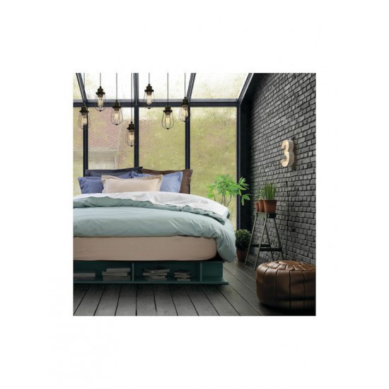 Das Home 1002 Σετ Μαξιλαροθήκες Oxford Μπεζ 50x70εκ.