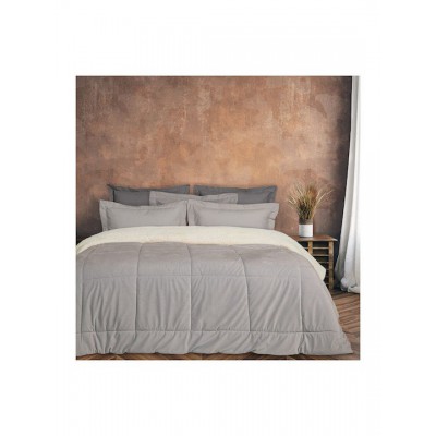 Κουβερτοπάπλωμα Υπέρδιπλο (220x240) Das Home 1174 Grey 
