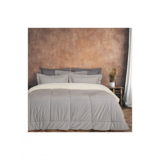 Κουβερτοπάπλωμα Υπέρδιπλο (220x240) Das Home 1174 Grey