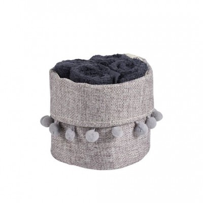 Das Home Πετσέτα Χεριών 4011 30x30εκ. Μαύρη