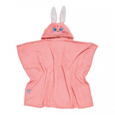 Das Home Βρεφική Κάπα-Μπουρνούζι με Κουκούλα 4944 Pink