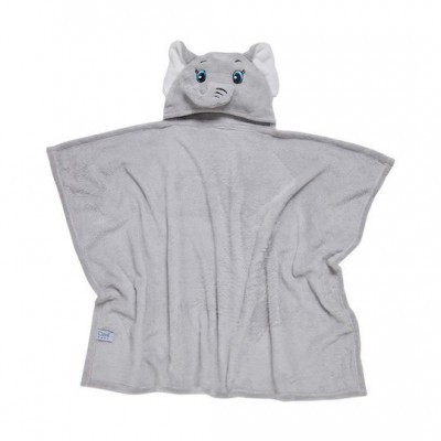 Das Home Βρεφική Κάπα-Μπουρνούζι με Κουκούλα 4945 Grey