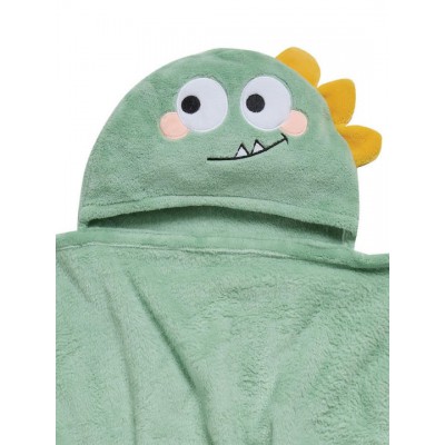 Das Home Βρεφικό Πόντσο-Μπουρνούζι με Κουκούλα 4943 Green 70x90εκ.