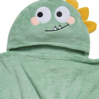 Das Home Βρεφικό Πόντσο-Μπουρνούζι με Κουκούλα 4943 Green 70x90εκ.