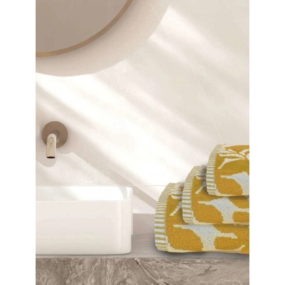 Das Home Πετσέτα Προσώπου 0794 Κίτρινο Βάρους 550gr/m²