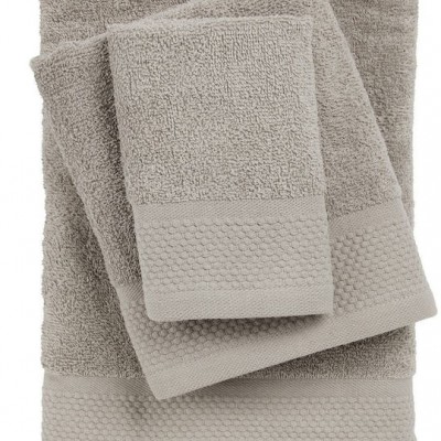 Das Home Σετ Πετσέτες Μπάνιου 3τμχ Best Γκρι Βάρους 450gr/m²